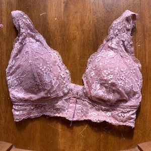 A small pink bralette by Pure Beauty.